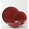 Heritage Avenue 12pc Dinner Set Crimson