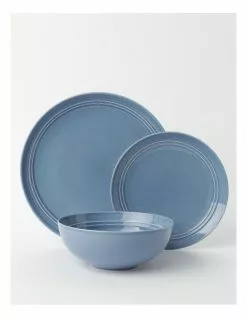 Heritage Avenue 12pc Dinner Set Dusk Blue