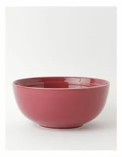 Heritage Avenue Deep Serving Bowl Crimson