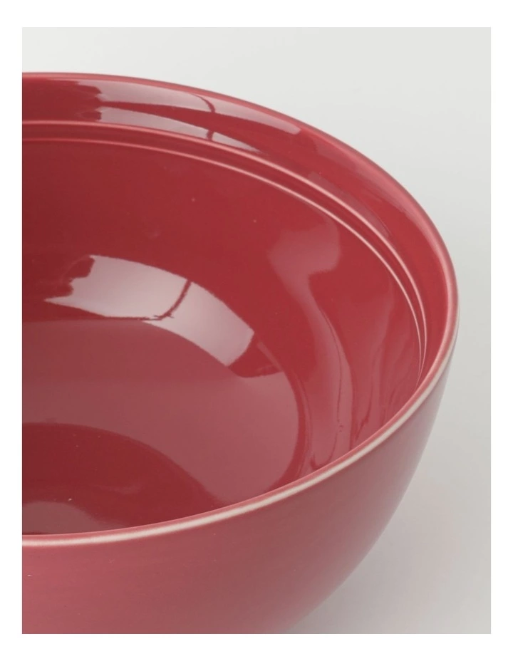 Heritage Avenue Deep Serving Bowl Crimson 2 Heritage Avenue Deep Serving Bowl Crimson - Image 2