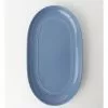 Heritage Avenue Oval Platter Blue