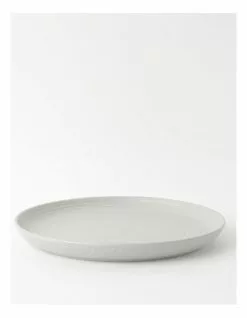 Vue Desert Bloom Round Platter Grey