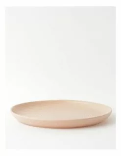 Vue Desert Bloom Round Platter Pink