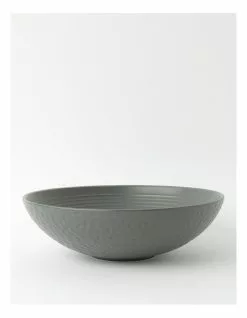 Vue Desert Bloom Serving Bowl Dark Green