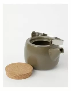 Vue Desert Bloom Tea Pot Olive -Dining Sales 799342300 4 720x928