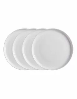 Maxwell & Williams Cashmere High Rim Entree Coupe Plate 23cm Set of 4