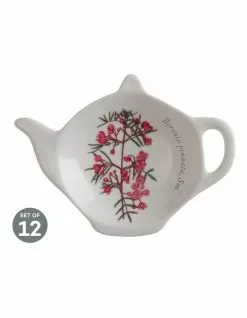 Maxwell & Williams Royal Botanic Gardens Tea Bag Tidy Boronia Set of 12