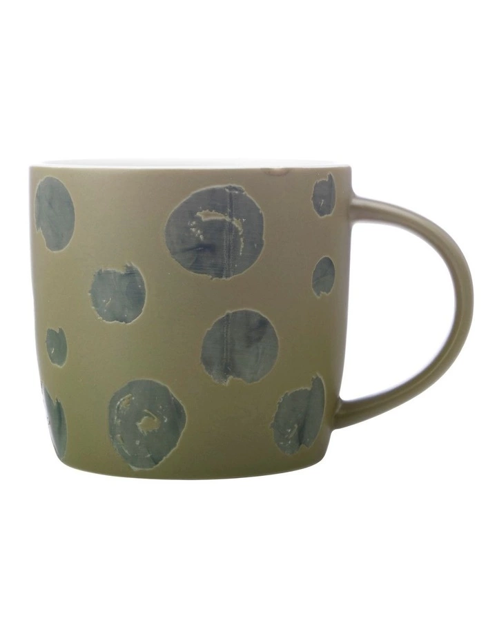 Maxwell & Williams Macaroni Mug 440ML Olive 1 Maxwell & Williams Macaroni Mug 440ML Olive