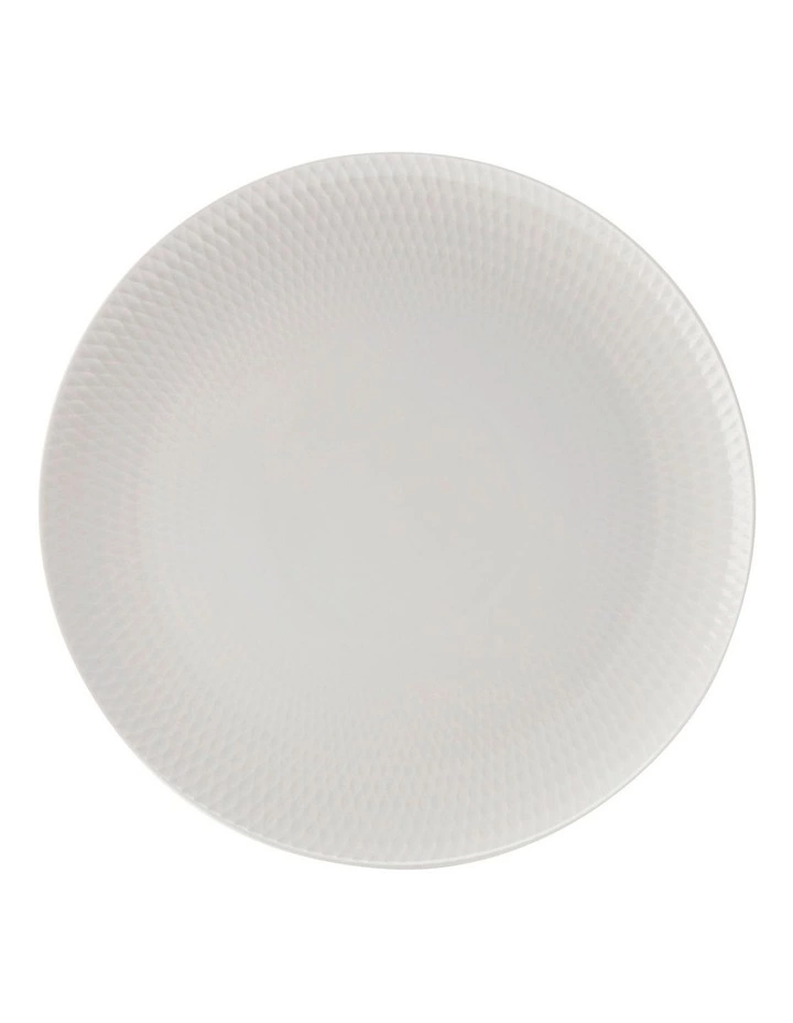 Maxwell & Williams Basics 30cm Diamonds Charger Plate White 1 Maxwell & Williams Basics 30cm Diamonds Charger Plate White