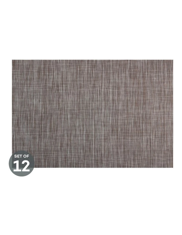 Maxwell & Williams Placemat Lurex 45x30cm Taupe Stripe Set of 12 1 Maxwell & Williams Placemat Lurex 45x30cm Taupe Stripe Set of 12