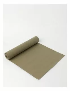 Vue Washable Paper Table Runner 148cm Olive