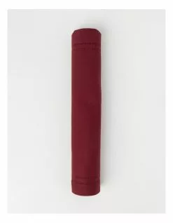 Heritage Elizabeth Hemstitch Table Runner in Berry