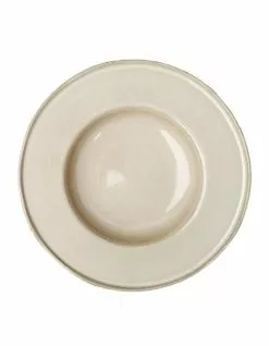 Jamie Oliver Flat Rim Reactive 4 Piece Pasta Bowl Set - Taupe