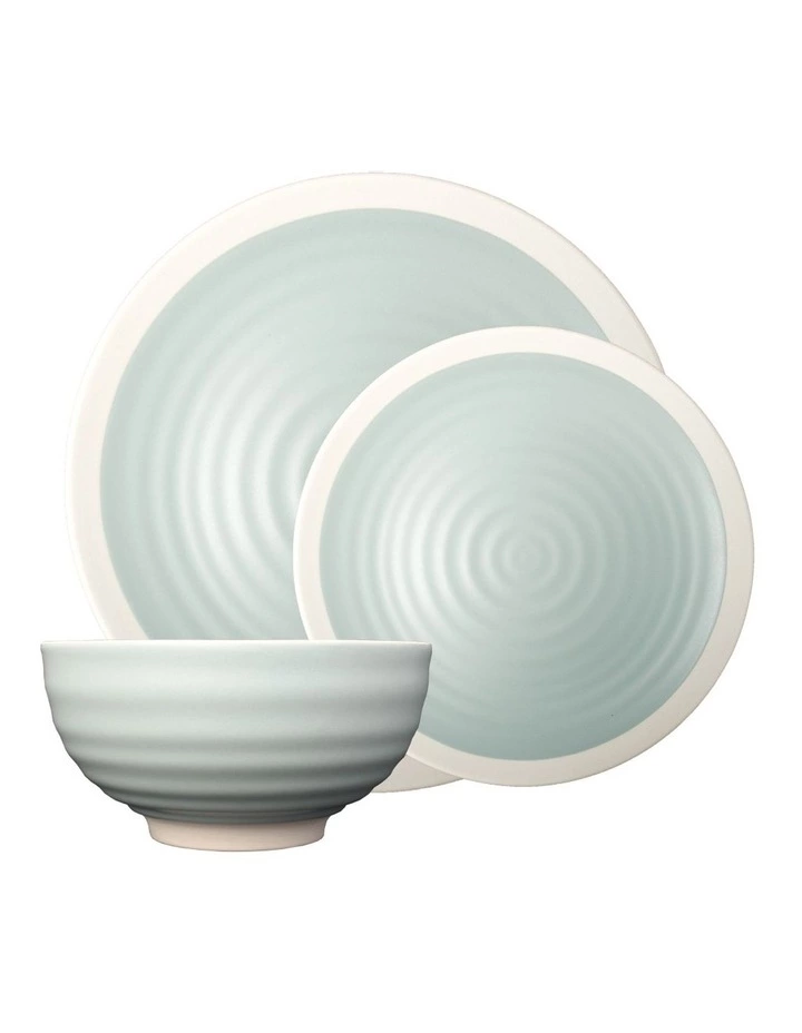 Jamie Oliver Rippled Circles 12 Piece Dinner Set - Baby Blue 1 Jamie Oliver Rippled Circles 12 Piece Dinner Set - Baby Blue