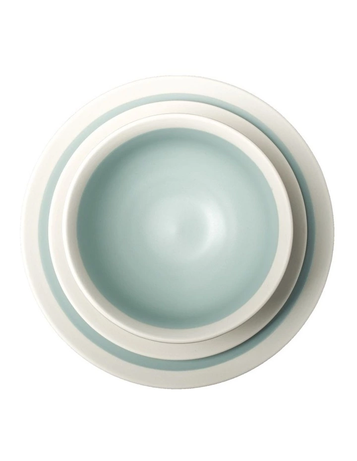 Jamie Oliver Rippled Circles 12 Piece Dinner Set - Baby Blue 2 Jamie Oliver Rippled Circles 12 Piece Dinner Set - Baby Blue - Image 2