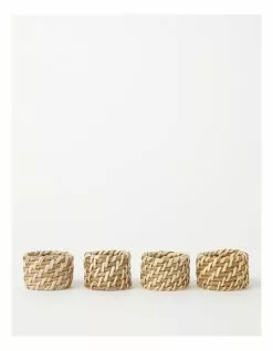 Australian House & Garden Rattan Napkin Rings