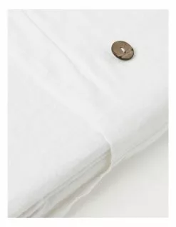 Australian House & Garden Fringed Linen Tablecloth in White -Dining Sales 804350710 4 1 720x928