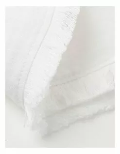 Australian House & Garden Fringed Linen Tablecloth in White -Dining Sales 804350710 5 720x928