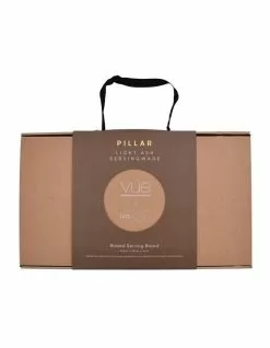 Vue x Lisa Cheung Hernando Pillar Raised Serving Board - Ash - Rect - 45x25cm -Dining Sales 804362590 3 720x928