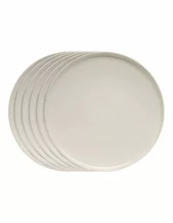 Salt&Pepper HUE Dinner Plate - 27.5cm - Stone - Set of 6