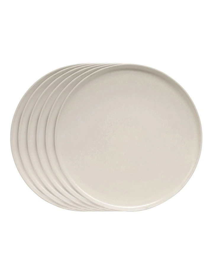 Salt&Pepper HUE Dinner Plate - 27.5cm - Stone - Set of 6 1 Salt&Pepper HUE Dinner Plate - 27.5cm - Stone - Set of 6