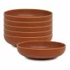 Salt&Pepper Hue Soup Bowl - Rust - Set of 6 - 20cm