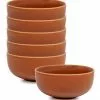 Salt&Pepper Hue Rice Bowl - Rust - Set of 6 - 12cm