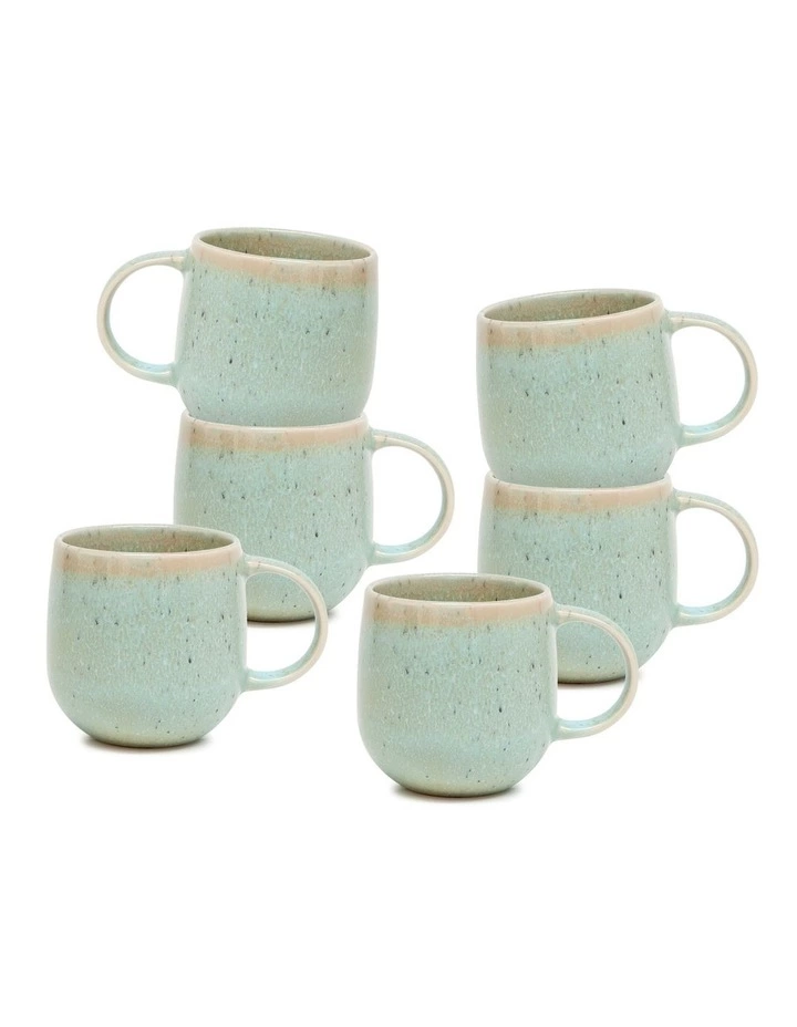 Salt&Pepper Naoko Mug - 380ml - Mint - Set of 6 1 Salt&Pepper Naoko Mug - 380ml - Mint - Set of 6