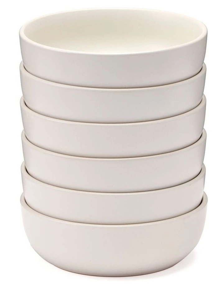 Cooper & Co 18cm Annisa Bowl Set Of 6 Ivory 1 Cooper & Co 18cm Annisa Bowl Set Of 6 Ivory