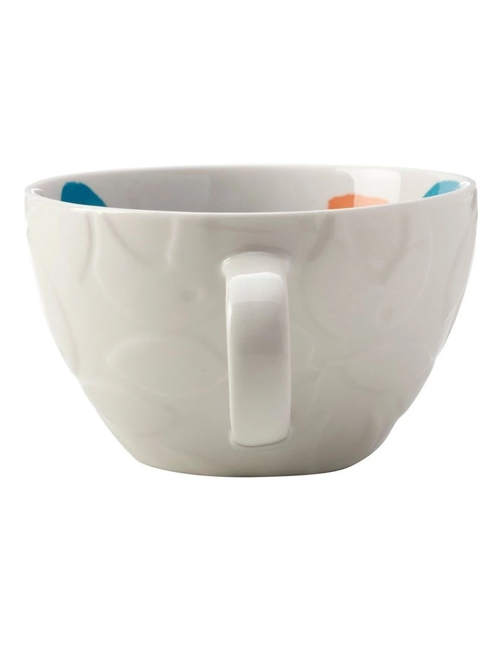 Maxwell & Williams Andalusia Fruit 540ml Jumbo Mug Cyan 2 Maxwell & Williams Andalusia Fruit 540ml Jumbo Mug Cyan - Image 2