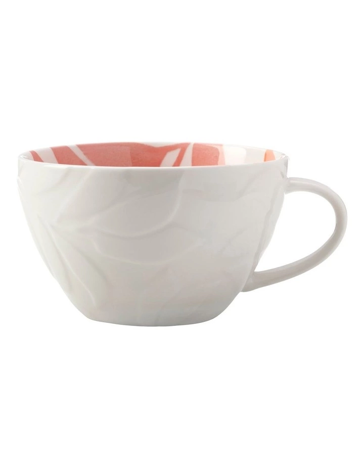 Maxwell & Williams Andalusia Leaf 540ml Jumbo Mug Apricot 1 Maxwell & Williams Andalusia Leaf 540ml Jumbo Mug Apricot
