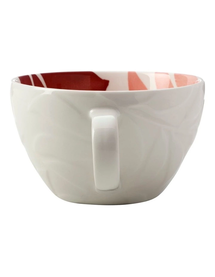 Maxwell & Williams Andalusia Leaf 540ml Jumbo Mug Apricot 2 Maxwell & Williams Andalusia Leaf 540ml Jumbo Mug Apricot - Image 2