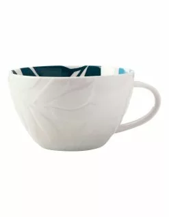 Maxwell & Williams Andalusia Leaf 540ml Jumbo Mug Cyan