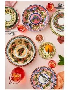 Maxwell & Williams Ceramica Salerno 30cm Bowl Peaches Print -Dining Sales 814034890 3 720x928