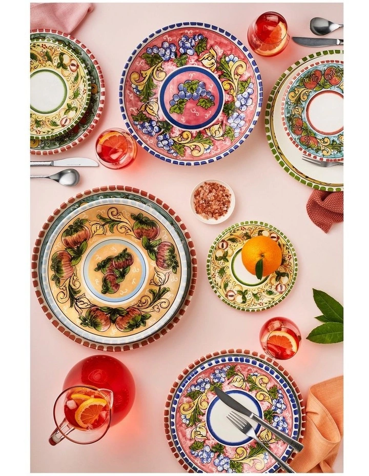 Maxwell & Williams Ceramica Salerno 21cm Pasta Bowl Apples Print 3 Maxwell & Williams Ceramica Salerno 21cm Pasta Bowl Apples Print - Image 3