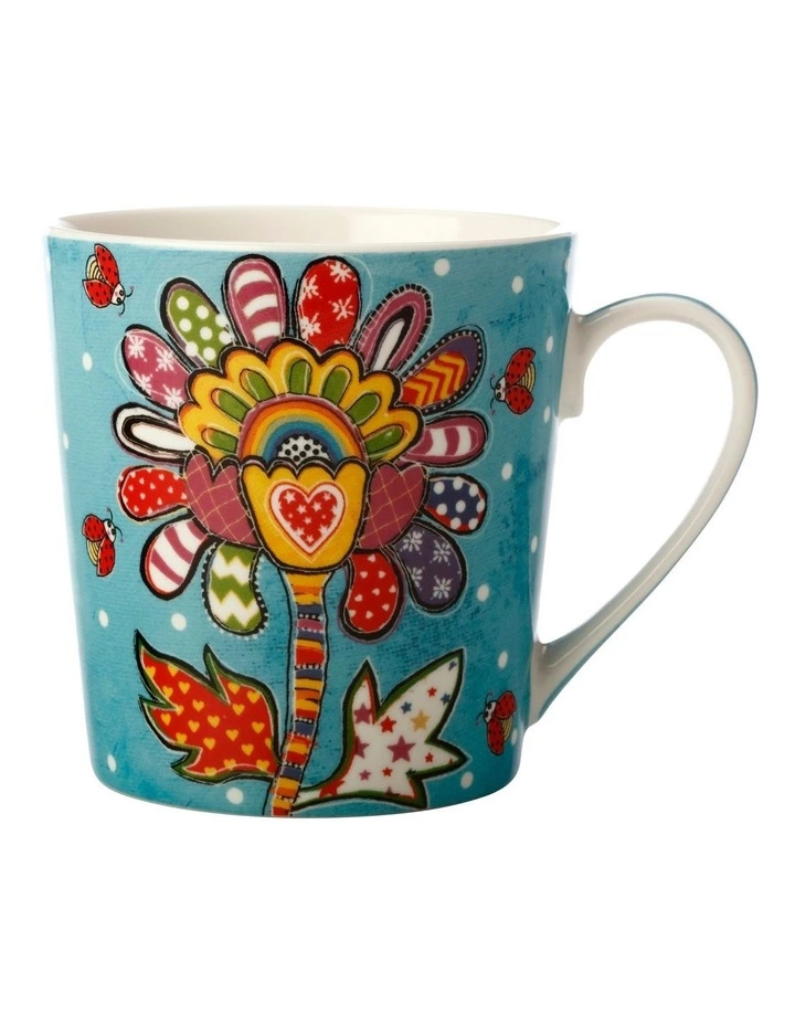 Maxwell & Williams Donna's Garden Bubbly Blossom 350ml Mug Tin Gift Box 1 Maxwell & Williams Donna's Garden Bubbly Blossom 350ml Mug Tin Gift Box