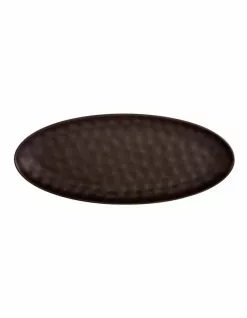 Maxwell & Williams Gravity 50x21cm Gift Boxed Oval Platter Black