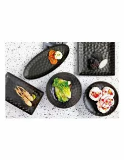 Maxwell & Williams Gravity 50x21cm Gift Boxed Oval Platter Black -Dining Sales 814042540 3 720x928