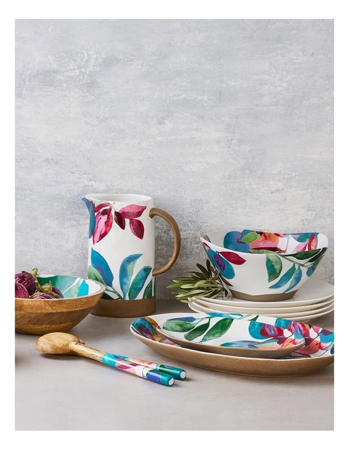 Maxwell & Williams Samba 31cm Mango Wood & Enamel Finish Salad Server 3 Maxwell & Williams Samba 31cm Mango Wood & Enamel Finish Salad Server - Image 3