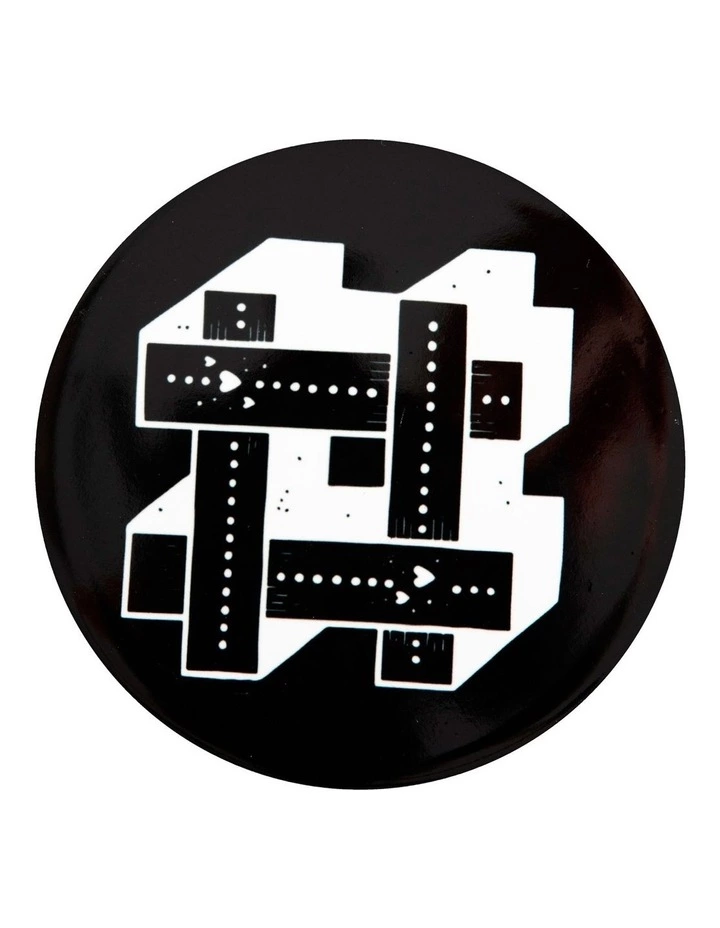 Maxwell & Williams The Letterettes Ceramic 10.5cm # Gift Boxed Round Coaster Black 1 Maxwell & Williams The Letterettes Ceramic 10.5cm # Gift Boxed Round Coaster Black