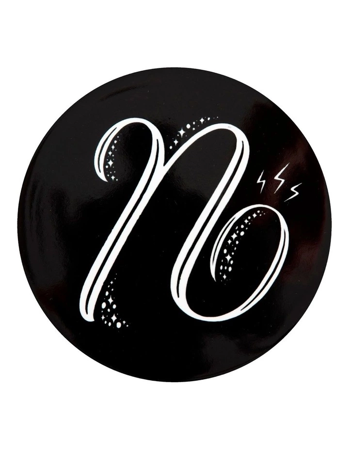 Maxwell & Williams The Letterettes Ceramic 10.5cm N Gift Boxed Round Coaster Black 1 Maxwell & Williams The Letterettes Ceramic 10.5cm N Gift Boxed Round Coaster Black