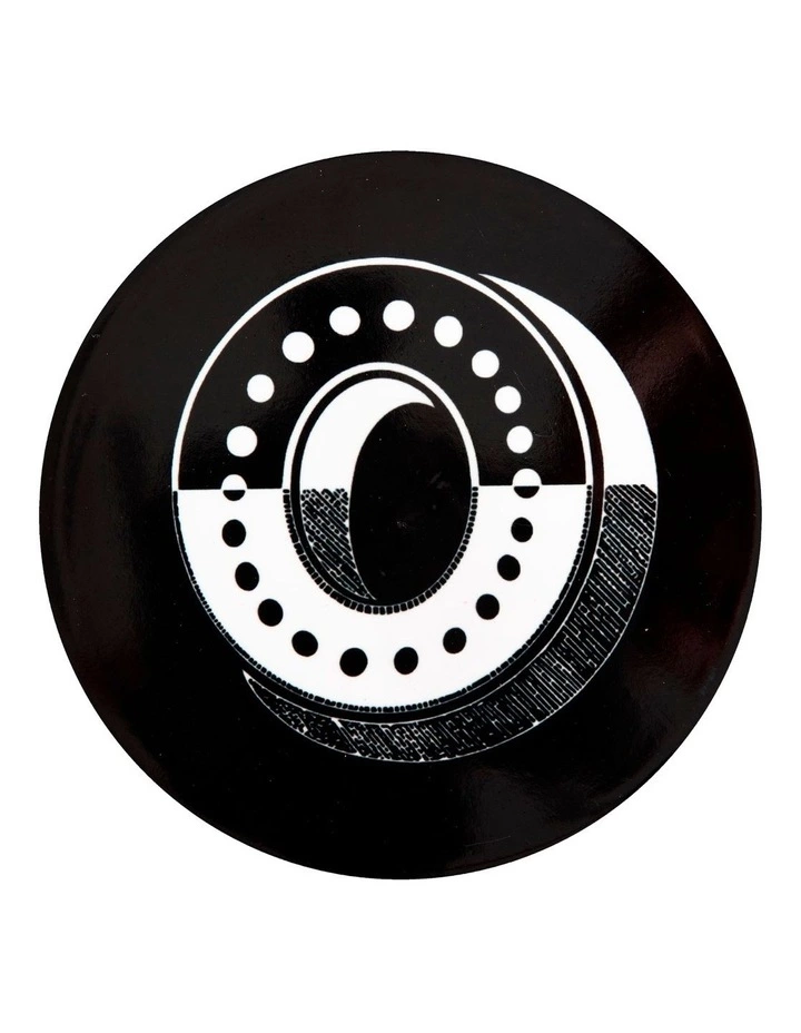 Maxwell & Williams The Letterettes Ceramic 10.5cm O Gift Boxed Round Coaster Black 1 Maxwell & Williams The Letterettes Ceramic 10.5cm O Gift Boxed Round Coaster Black