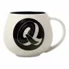 Maxwell & Williams The Letterettes 450ml Q Snug Mug Gift Boxed White