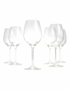 Salt&Pepper Cuvee Set Of 6 Wine Glasses