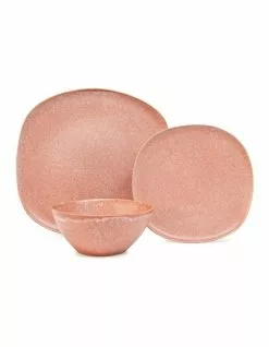 Salt&Pepper Arch 12 Piece Dinner Set Pink
