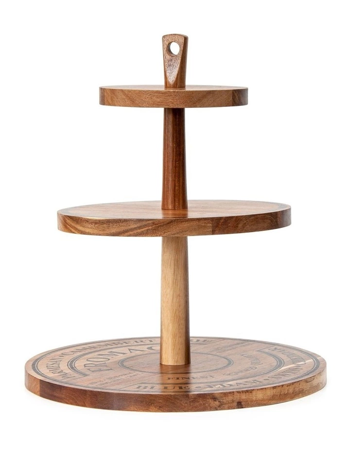 Salt&Pepper Fromage 3 Tier Serving Stand Natural 1 Salt&Pepper Fromage 3 Tier Serving Stand Natural