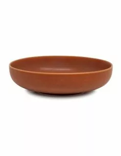 Salt&Pepper Hue 20cm Soup Bowl Rust
