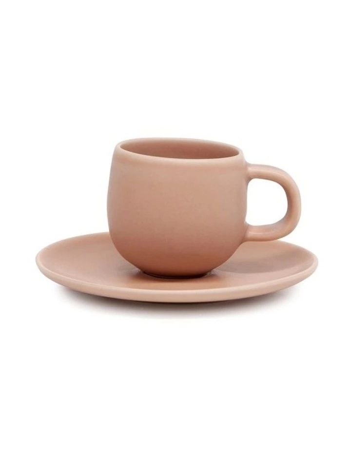 Salt&Pepper Hue Espresso 85ml Cup & Saucer Set Blush Pink 1 Salt&Pepper Hue Espresso 85ml Cup & Saucer Set Blush Pink