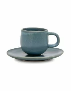 Salt&Pepper Hue Espresso 85ml Cup & Saucer Set Sage