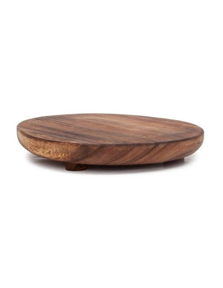 Salt&Pepper Linden 25cm Footed Platter Natural 1 Salt&Pepper Linden 25cm Footed Platter Natural